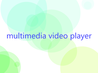 What is a multimedia player